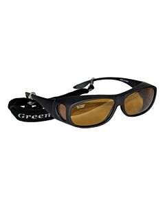 Green Trail ATV/UTV Sunglasse for Prescription Eyewear Black