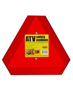 Hardline Products ATV Reflective Safety Emblem Placard