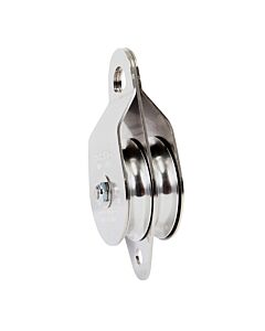 Portable Winch Stainless Steel Plates Double Swing Side Pulley