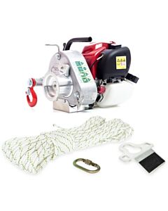 Portable Winch ATV/UTV Gas-Powered Portable Capstan Winch Kit, Power of 1550lbs