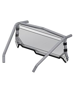 Direction 2 UTV Honda Rear Windshield - Scratch Resistant