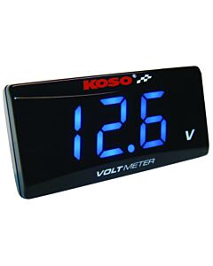 Koso ATV/UTV Super Slim Style Volt Meter - 205147