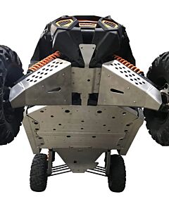 Ricochet Off-Road UTV Can-Am Maverick X3 X RS 10-Piece Complete Aluminum Skid Plate Set