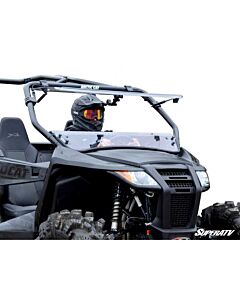 Arctic Cat Wildcat Trail Sport Scratch Resistant Flip UTV Windshield Black Mudmayhem.ca