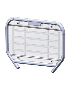 Direction 2 UTV Kawasaki Rear Windshield - Scratch Resistant