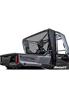 Honda Pioneer 1000 Rear UTV Windshield Black Mudmayhem.ca