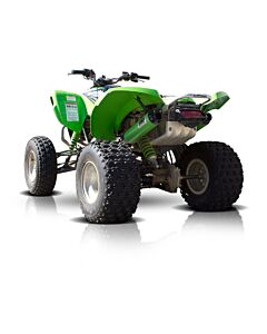 HMF ATV Kawasaki KFX 700 Performance Dual Full Exhaust System mudmayhem.ca