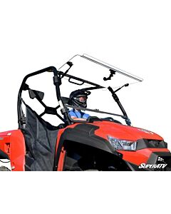 Kymco UXV 450 Scratch Resistant Flip UTV Windshield Black Mudmayhem.ca
