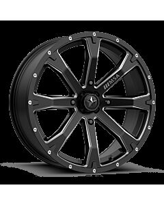 MSA Offroad Bounty Wheel Satin Black Milled Mudmayhem.ca