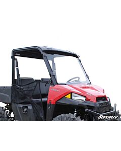 Polaris Ranger Midsize Full UTV Windshield (2015+) Black Mudmayhem.ca