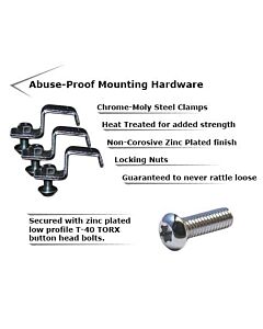 Ricochet Off-Road ATV Suzuki Vinson 5-Piece Complete Aluminum Skid Plate Set Mudmayhem.ca