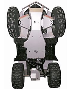 Ricochet Off-Road ATV Yamaha Wolverine 4-Piece Complete Aluminum Skid Plate Set Mudmayhem.ca