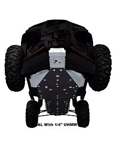 Ricochet Off-Road UTV 4-Piece Full Frame Skid Plate Set, Polaris Rzr Xp 1000 Mudmayhem.ca