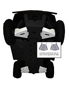 Ricochet Off-Road UTV Polaris Ranger 800 6x6 6-Piece A-Arm & CV Boot Guard Set Mudmayhem.ca