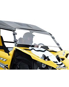 Yamaha YXZ Scratch Resistant Full UTV Windshield Black Mudmayhem.ca
