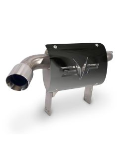 EVP UTV Can-Am Maverick X3 Magnum Side Exit Exhaust with Heat Shields (Delete Rear Valence) Mudmayhem.ca