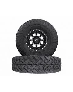 Fuel Off-Road ATV/UTV Maverick D538 Matte Black & Milled Wheels w| EFX Gripper R | T Tires