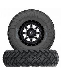 Fuel Off-Road ATV/UTV Maverick D538 Matte Black & Milled Wheels With EFX Gripper Tires
