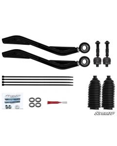 Kawasaki Teryx Z-Bend UTV Tie Rod Kit-Replacement for SuperATV Lift Kits Black Mudmayhem.ca