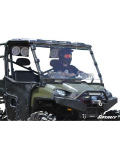 Polaris Ranger 900 Diesel Scratch Resistant Vented Full UTV Windshield Black Mudmayhem.ca