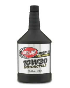 Red Line 10W30 Motorcycle Oil - 12/1quart  Mudmayhem.ca