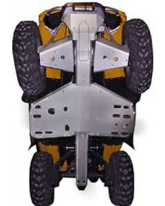 Ricochet Off-Road ATV Can-Am Outlander 330 5-Piece Complete Aluminum Skid Plate Set Mudmayhem.ca