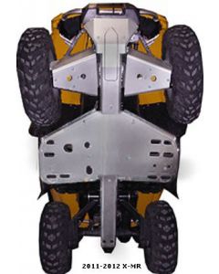 Ricochet Off-Road ATV Can-Am Outlander XMR 5-Piece Complete Aluminum Skid Plate Set Mudmayhem.ca