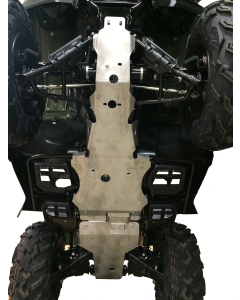 Ricochet Off-Road ATV Honda Rubicon 3-Piece Full Frame Skid Plate Set Mudmayhem.ca