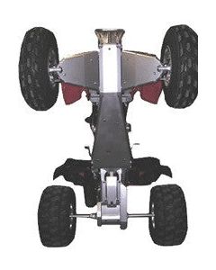 Ricochet Off-Road ATV Honda TRX450R 4-Piece Complete Aluminum Skid Plate Set mudmayhem.ca