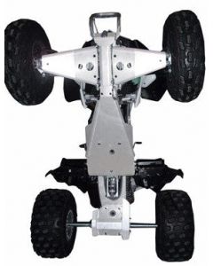 Ricochet Off-Road ATV Kawasaki KFX450R 4-Piece Complete Aluminum Skid Plate Set mudmayhem.ca