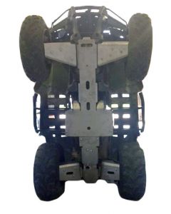 Ricochet Off-Road ATV Polaris Hawkeye 6-Piece Complete Aluminum Skid Plate Set Mudmayhem.ca