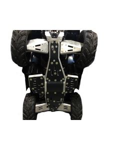 Ricochet Off-Road ATV Polaris Sportsman 1000 8-Piece Complete Aluminum or With UHMW Layer Skid Plate Set Mudmayhem.ca