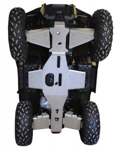 Ricochet Off-Road ATV Polaris Sportsman 6-Piece Complete Aluminum Skid Plate Set Mudmayhem.ca