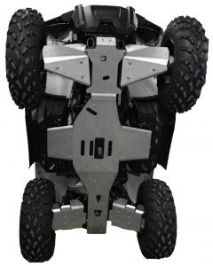 Ricochet Off-Road ATV Polaris Sportsman Touring SP 7-Piece Complete Aluminum Skid Plate Set Mudmayhem.ca