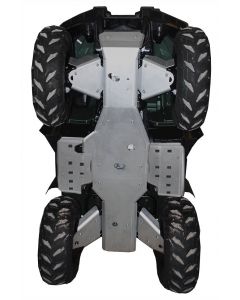 Ricochet Off-Road ATV Yamaha Grizzly I.R.S. 8-Piece Complete Aluminum Skid Plate Set Mudmayhem.ca