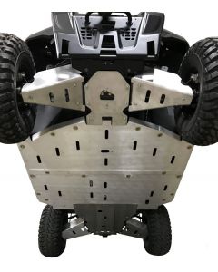 Ricochet Off-Road UTV Polaris Ranger 1000 8-Piece Complete Aluminum Skid Plate Set Mudmayhem.ca