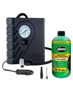 Slime Smart Repair Tire Kit with Air Compressor Black Mudmayhem.ca