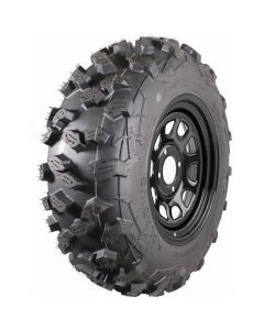 Traxion Glacius Winter Tire on HDX Black Steel ATV/UTV Wheel Mudmayhem.ca