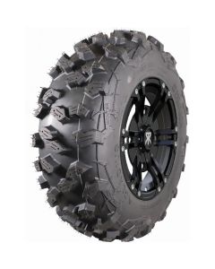 Traxion Glacius Winter Tire on X-3 (Black) ATV/UTV Wheel Mudmayhem.ca