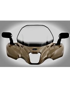 Vipair ATV Honda Rubicon 520 Matte Molasses Brown Metallic HR-15 Windshields 2020-2021 Mudmayhem.ca